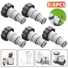 1/2/3/4/5Pcs Swimming Pool Pipe Hose Holder for Intex Threaded Connection Pump Replacement Hose Adapter Above Ground Pool Filter