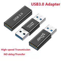 USB 3.0 Connector USB To USB Adapter 5Gbps Gen1 Male to Male Female USB Converter SSD HDD Cable Extender USB 3.0 Extension Plug