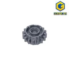 Gobricks GDS-1106  Technical, Gear 16 Tooth with Clutch on Both Sides compatible with lego 18946 pieces of children's DIY