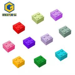 Gobricks 10pcs Brick MOC 3003 6223 35275 2x2 High-Tech Changeover Catch For Building Blocks Parts DIY Brick Toy Compatible 3003