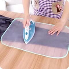 Cloth Protective Press Mesh Insulation Ironing Board Mat Cover Against Pressing Pad Mini Iron Random Colors