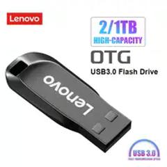 Original Lenovo Super Usb 3.0 2TB Metal Pen Drive 1T Cle Usb Flash Drives High Speed Portable SSD Memoria Usb Stick 128GB For PC