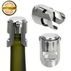 1pcs Stainless Steel Wine Stopper Special Wine Stopper for Champagne Sparkling Wine Bottles Keep Bubbles Home Bar  Tools