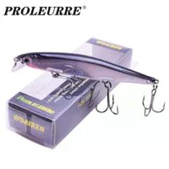 Proleurre Fishing Lures 11cm 13.8g Sinking Minnow Wobblers Plastic Artificial Baits With Hook for Bass Pike Carp Swimbait Tackle