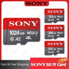 Original SONY Micro SD Memory Card U3 A2 Class 10 2TB 1TB 512GB 256GB 128GB 64GB Micro SD TF Flash Card MicroSD for Phone Camera