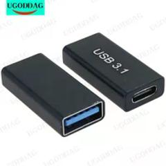 1 PCS USB 3.0 Coupler Female to USB Type C Female Adapter Super Speed USB3.0 Type-C Extender Connection Converter