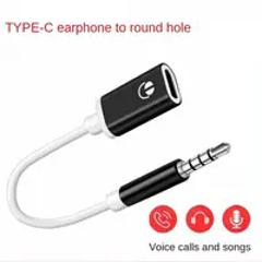 3.5mm Male 3.5mm Male Type-c Female Converter Aux Cable Headphone Converter 3 5mm To Type C Adapter Conversion Portable