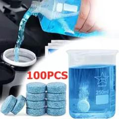 Solid Cleaner Car Windscreen Cleaner Effervescent Tablet Auto Wiper Glass Solid Cleaning Concentrated Tablets Detergent