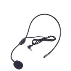 Portable Head-mounted Microphone Headset Wired 3.5mm Plug Guide Lecture Speech Headset Mic For Teaching Meeting