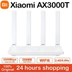 Xiaomi Router AX3000T WiFi6 Mesh Dual WAN 2.4/5GHz Signal Network 3000Mbs Qualcomm CPU Repeater Amplifier NFC touch Miwifi ROM