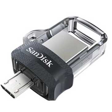 זיכרון נייד מהיר Sandisk עם חיבור כפול למחשבים ולטלפונים