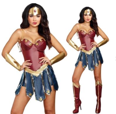 costum halloween superwomen